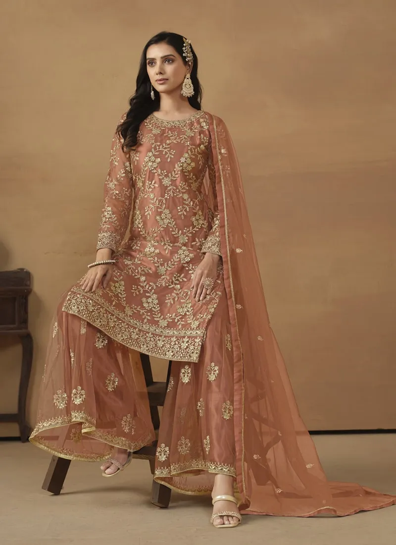 Designer Sharara Suit Ensemble