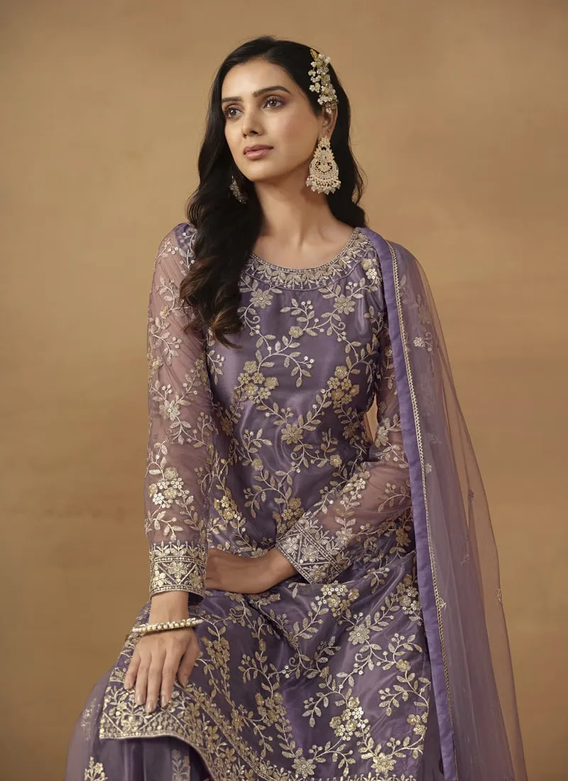 Designer Sharara Suit Ensemble