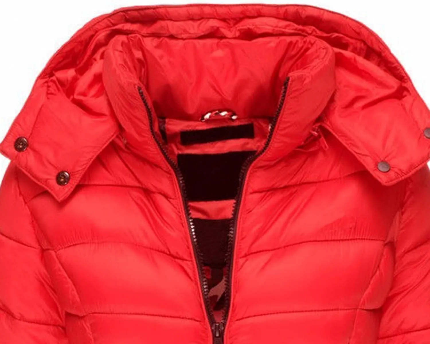 DGHM-JLMY 2 Pack Women's Warm Mid Long Down Jacket Quilted Lightweight Puffer Jacket Packable Hooded Slim Fit Puffer Coat