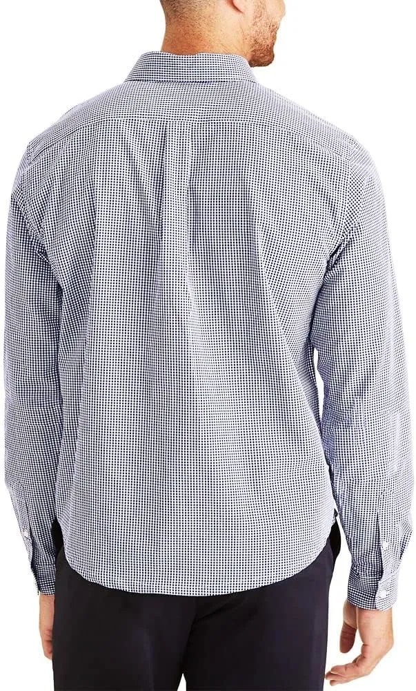 Dockers Men's Classic Fit Long Sleeve Signature Comfort Flex Shirt (Standard and Big & Tall)