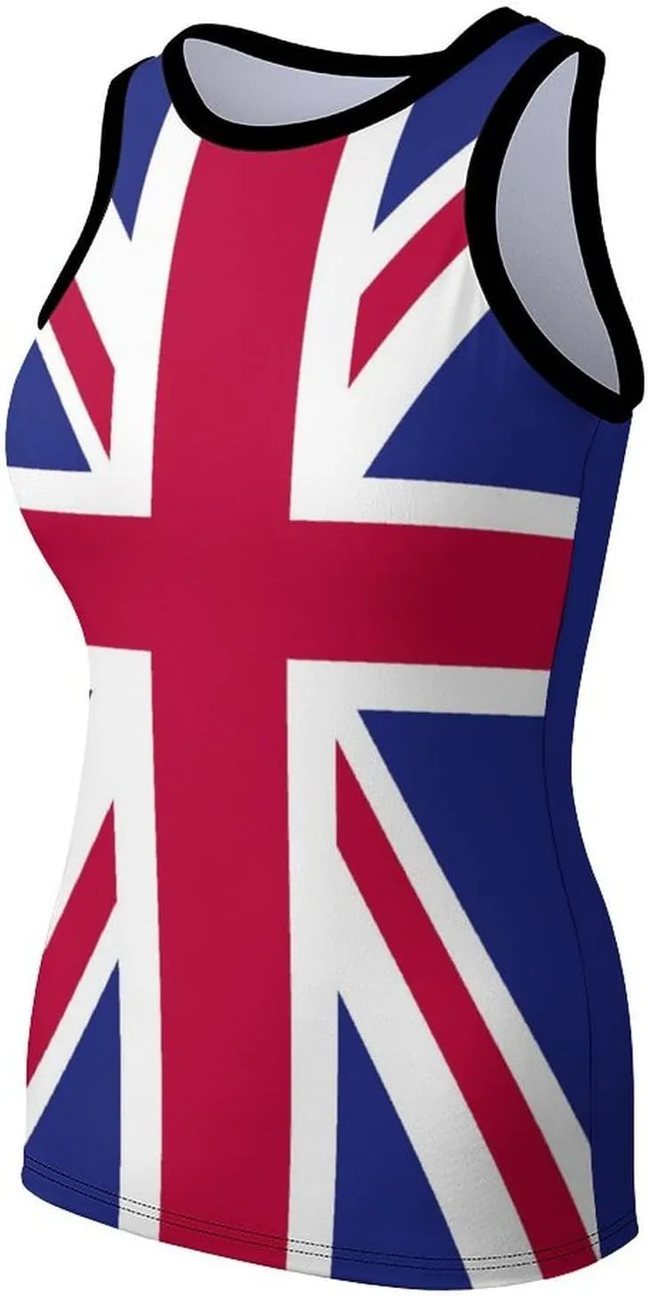 El Salvador Flag Women's Summer Sexy Sleeveless Tank Tops Slim Fitted Unique Basic Workout Camisole