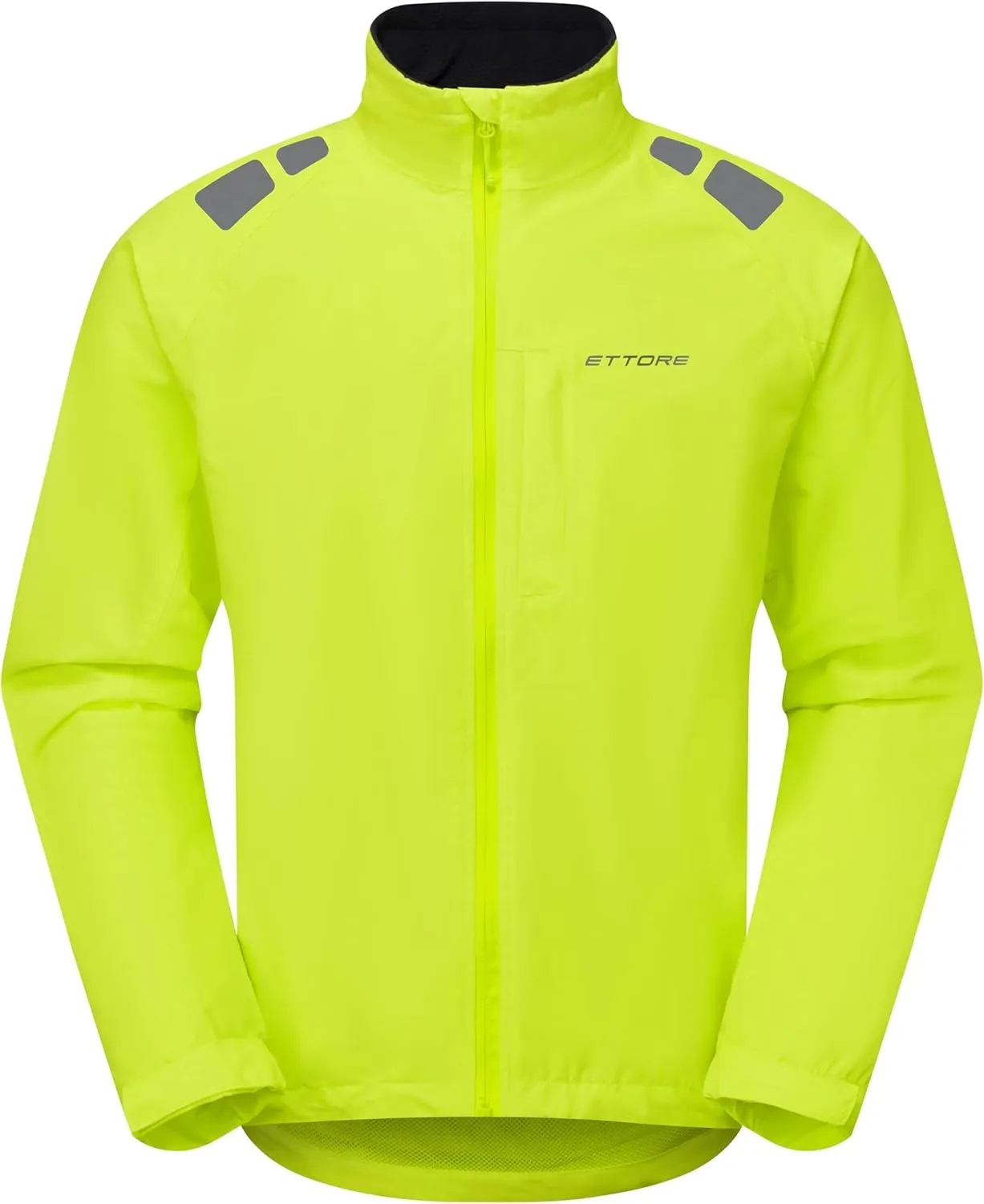 Ettore Mens Cycling Jacket Waterproof Breathable High Visibility - Night Eagle Evo
