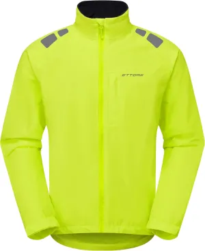 Ettore Mens Cycling Jacket Waterproof Breathable High Visibility - Night Eagle Evo