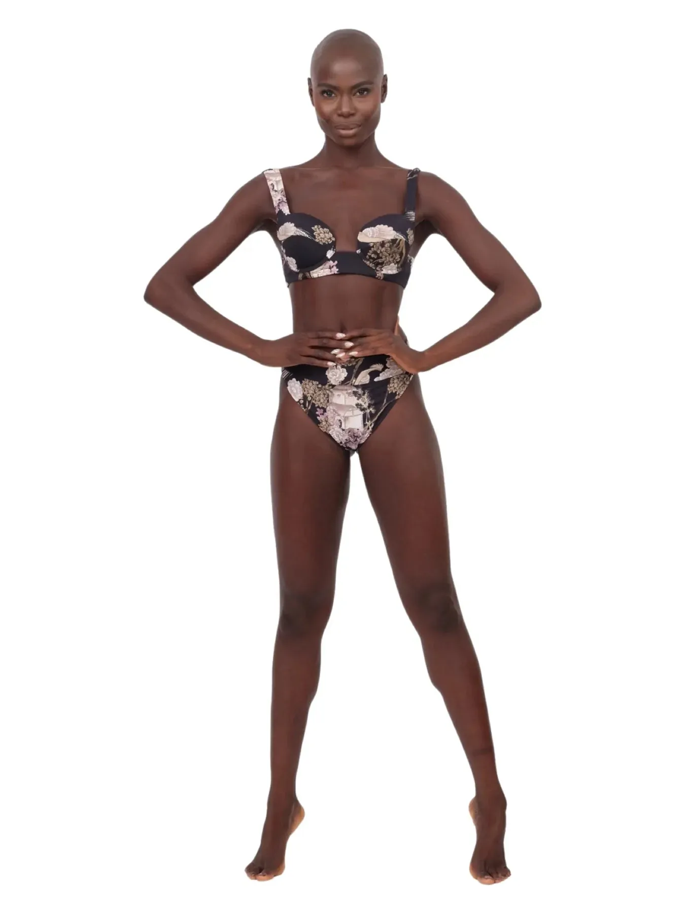 Exotico Retro Bikini Bottoms - Black