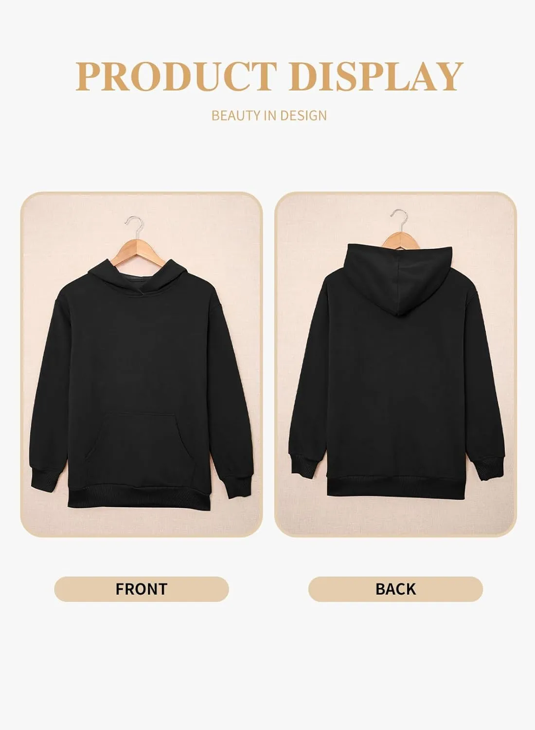 Eytino Plus Size Sweatshirt for Women Casual Long Sleeve Pullover Hooded Tops with Pockets Fall Outfits Clothes(1X-5X)