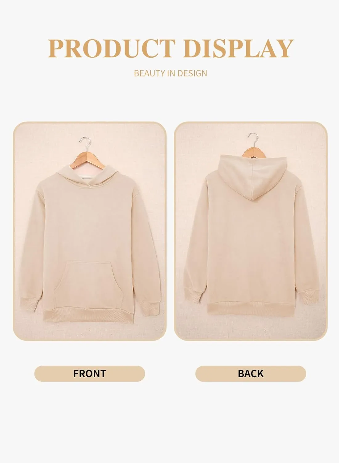 Eytino Plus Size Sweatshirt for Women Casual Long Sleeve Pullover Hooded Tops with Pockets Fall Outfits Clothes(1X-5X)