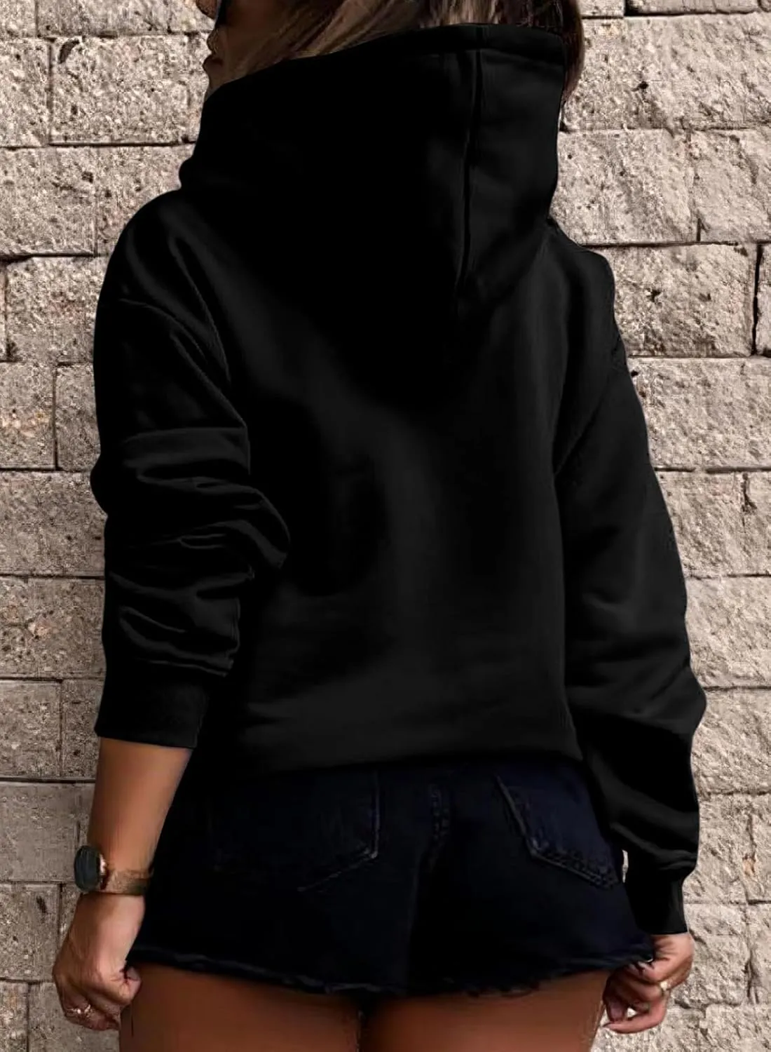 Eytino Plus Size Sweatshirt for Women Casual Long Sleeve Pullover Hooded Tops with Pockets Fall Outfits Clothes(1X-5X)