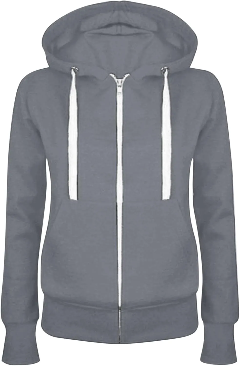 Fall Jackets For Women 2024 Lightweight Full Zip Up Hoodies Casual Loose Long Sleeve y2k Outfits Clothes