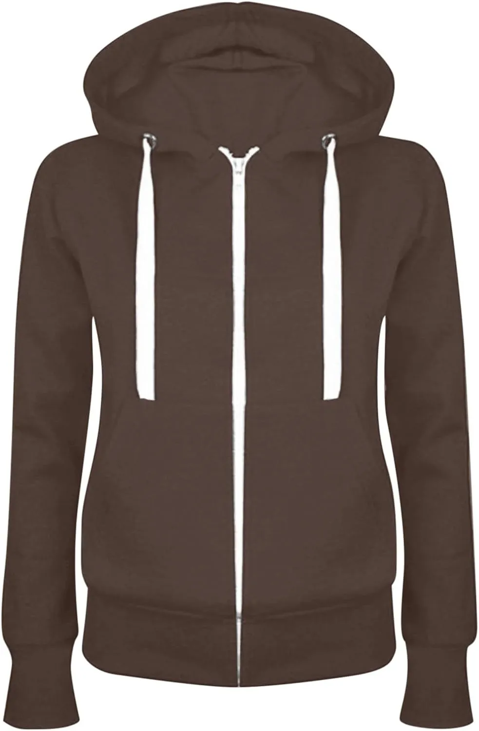 Fall Jackets For Women 2024 Lightweight Full Zip Up Hoodies Casual Loose Long Sleeve y2k Outfits Clothes