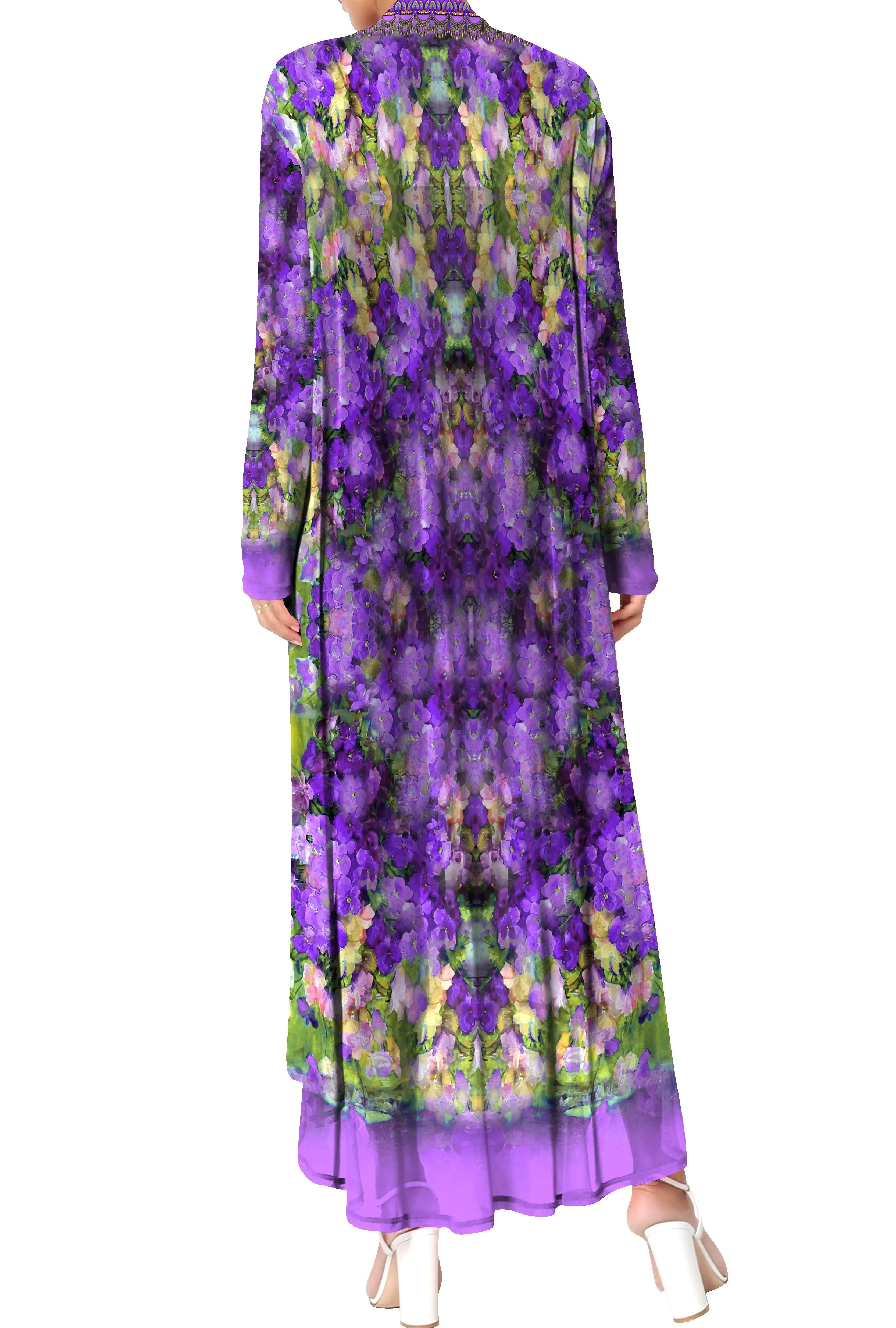 Floral Print Beach Cover up