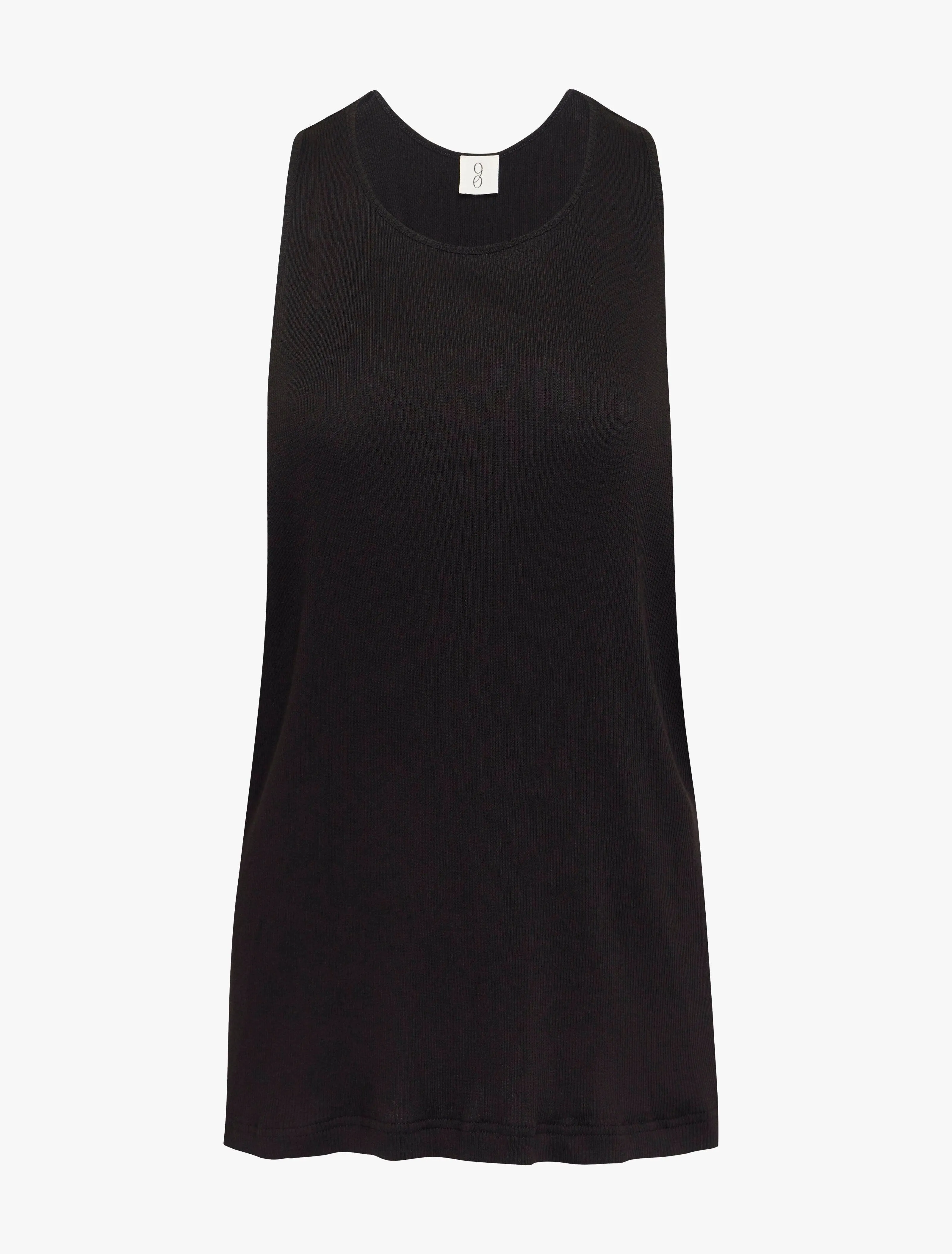 Gato Open Back Tank in Black