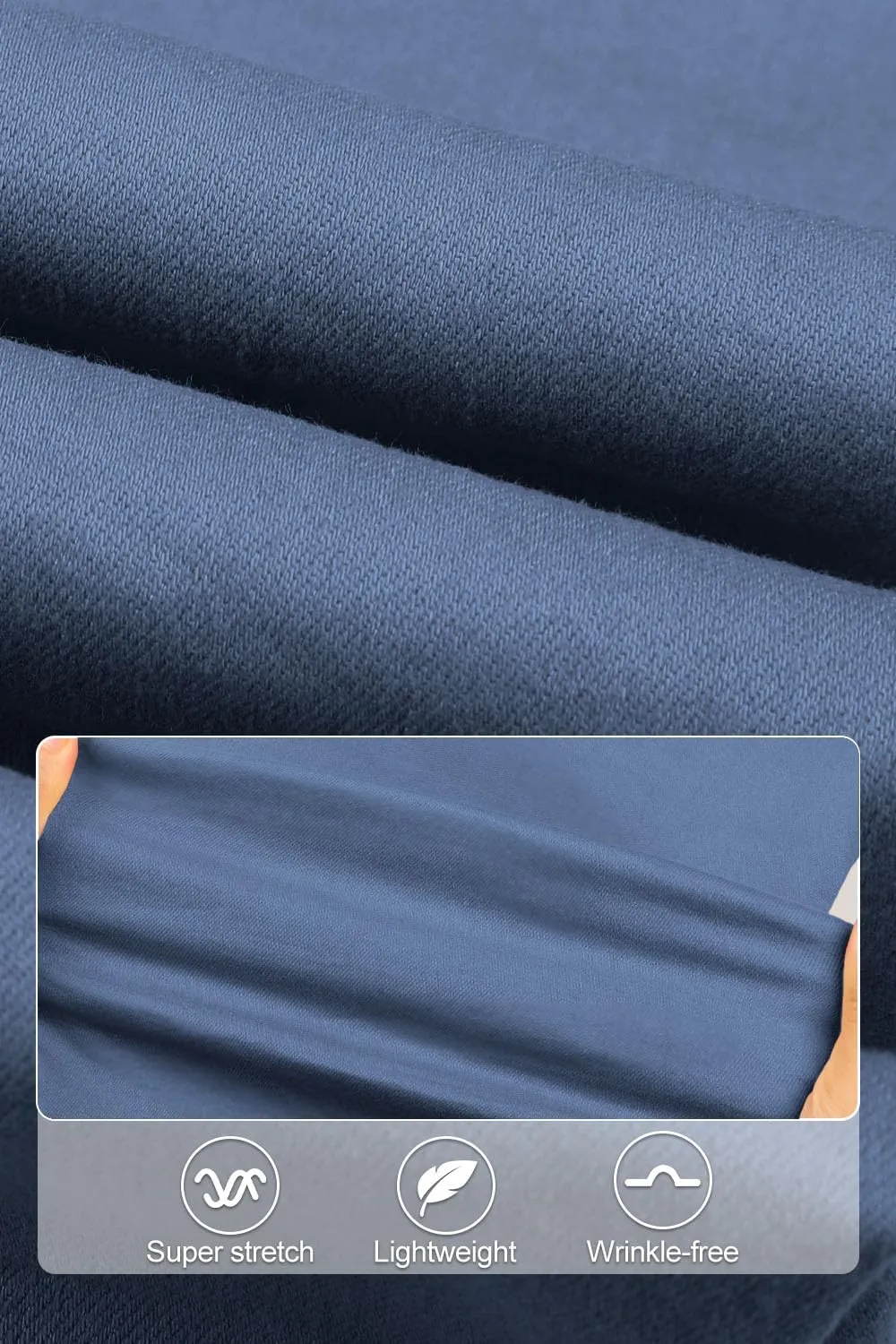 GINGTTO Mens Slim Fit Joggers Short Length Fitted Stretch Pants Elastic Waist Drawstring Tapered Leg