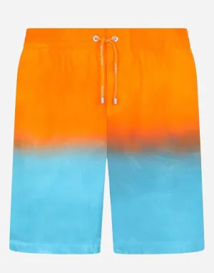 Gradient-Effect Swimming Shorts