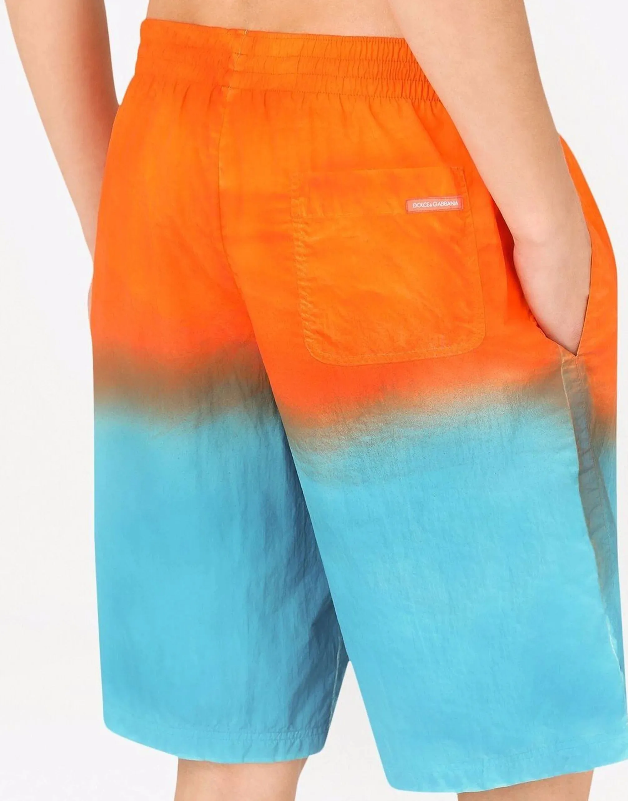 Gradient-Effect Swimming Shorts