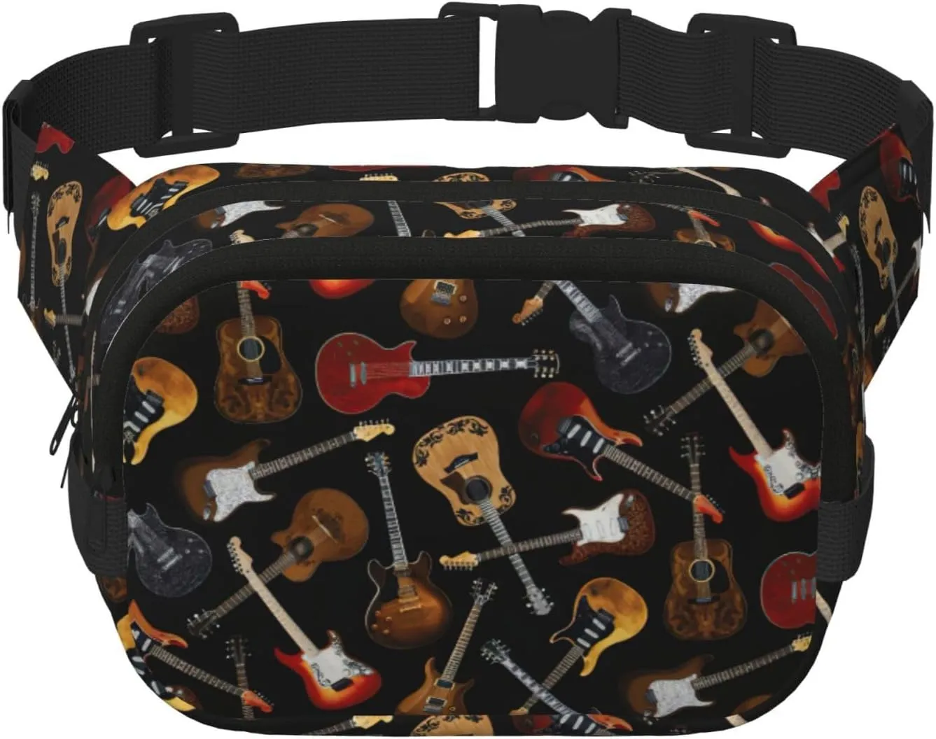 Guitars Fanny Pack Belt Bag For Women And Men, Fashionable Waist Pack For Traveling, Hiking