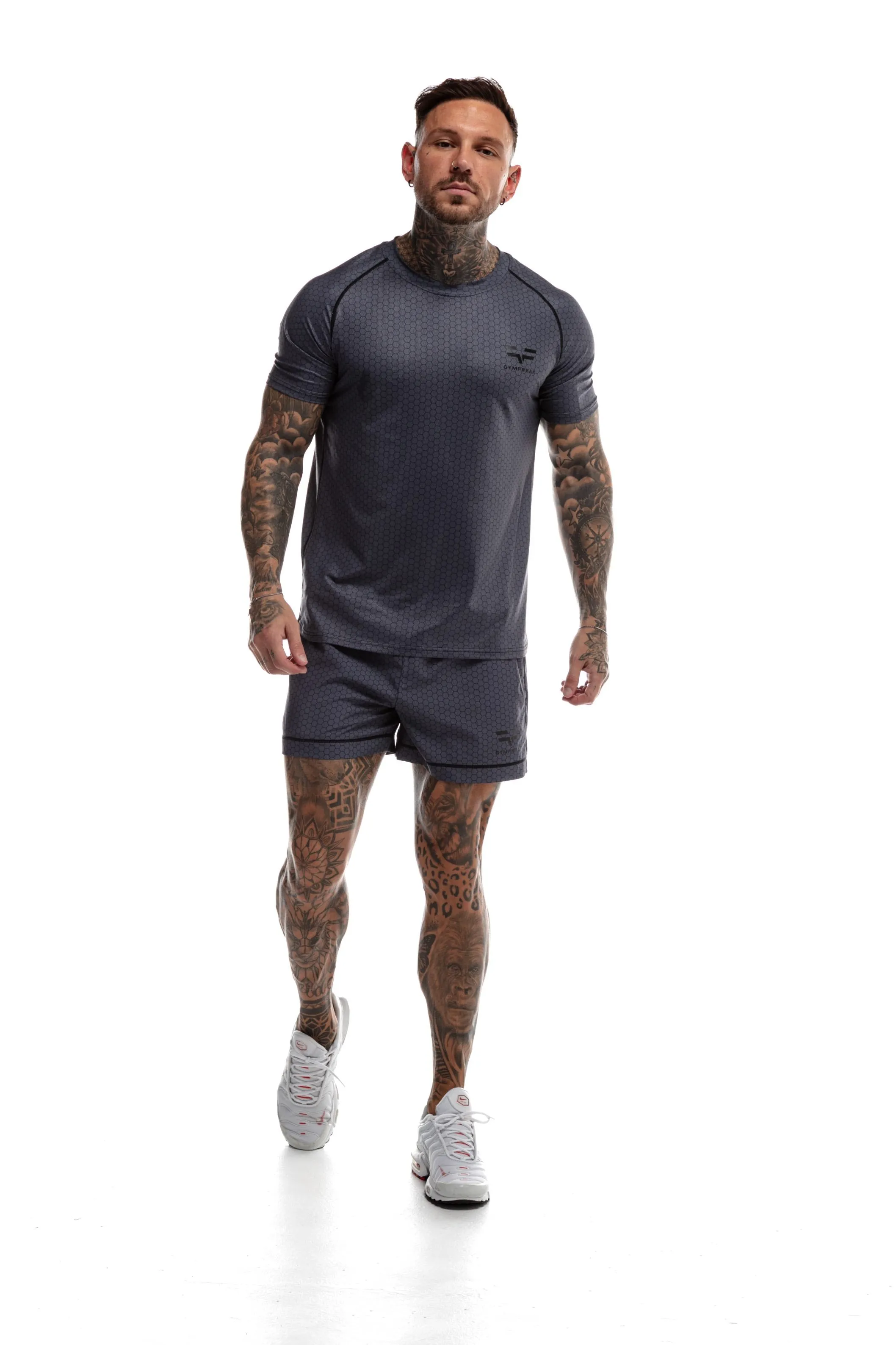 GymFreak Mens HEX Shorts - 3.5 inch