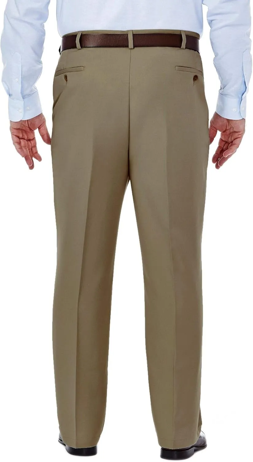 Haggar Men's Cool 18 Flat Front Pant Reg. and Big & Tall Sizes