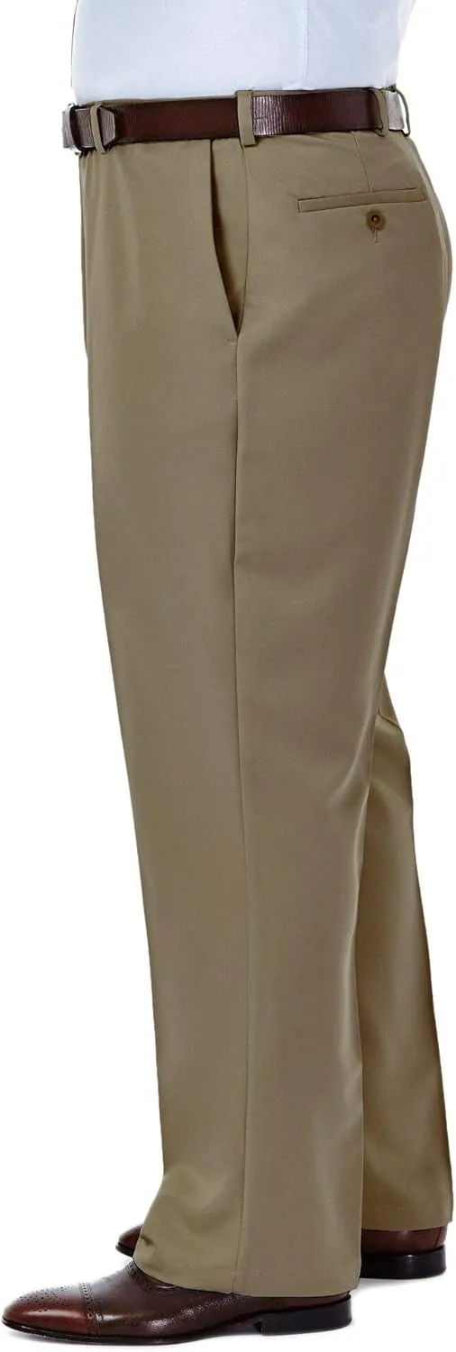 Haggar Men's Cool 18 Flat Front Pant Reg. and Big & Tall Sizes