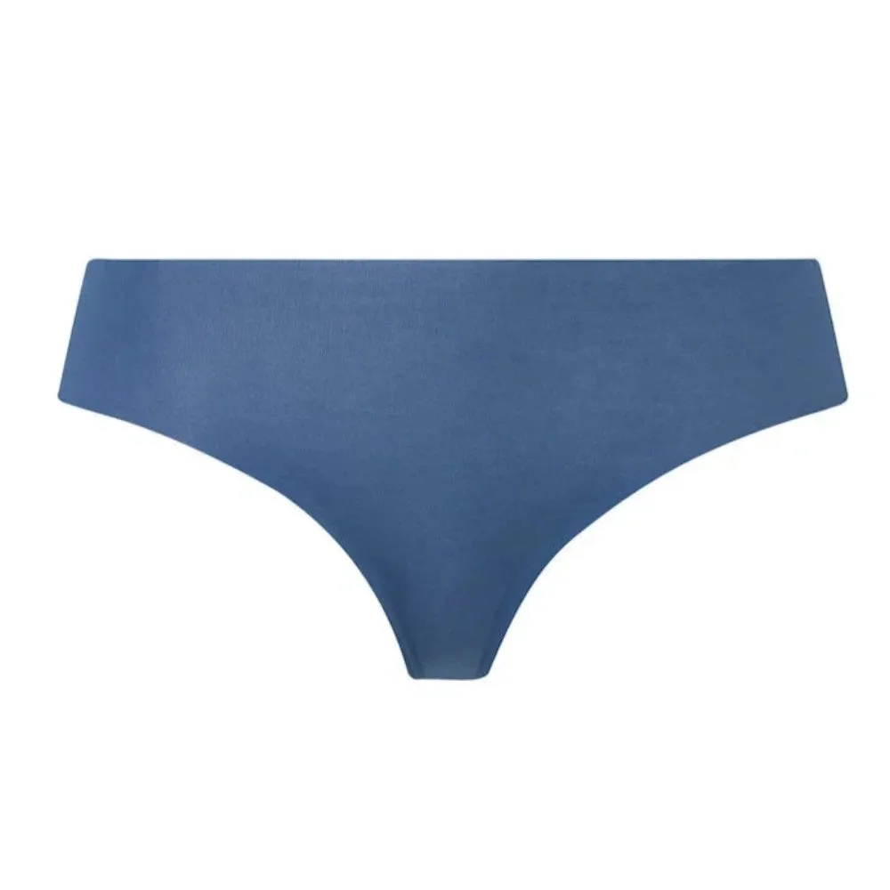 Hanro Invisible Cotton Midi Briefs In True Navy