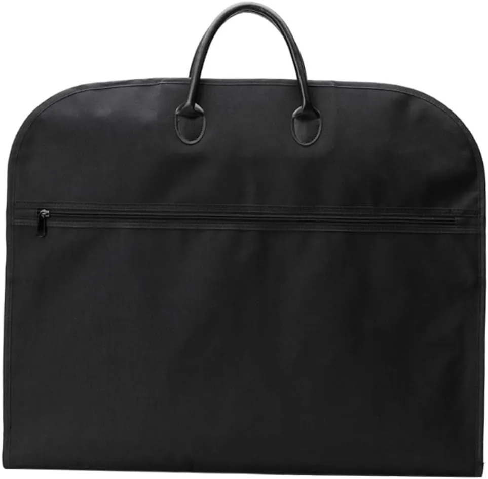 HEALLILY Portable Suit Garment Bag Oxford Fabric Foldable Duffle Bag Hanging Option