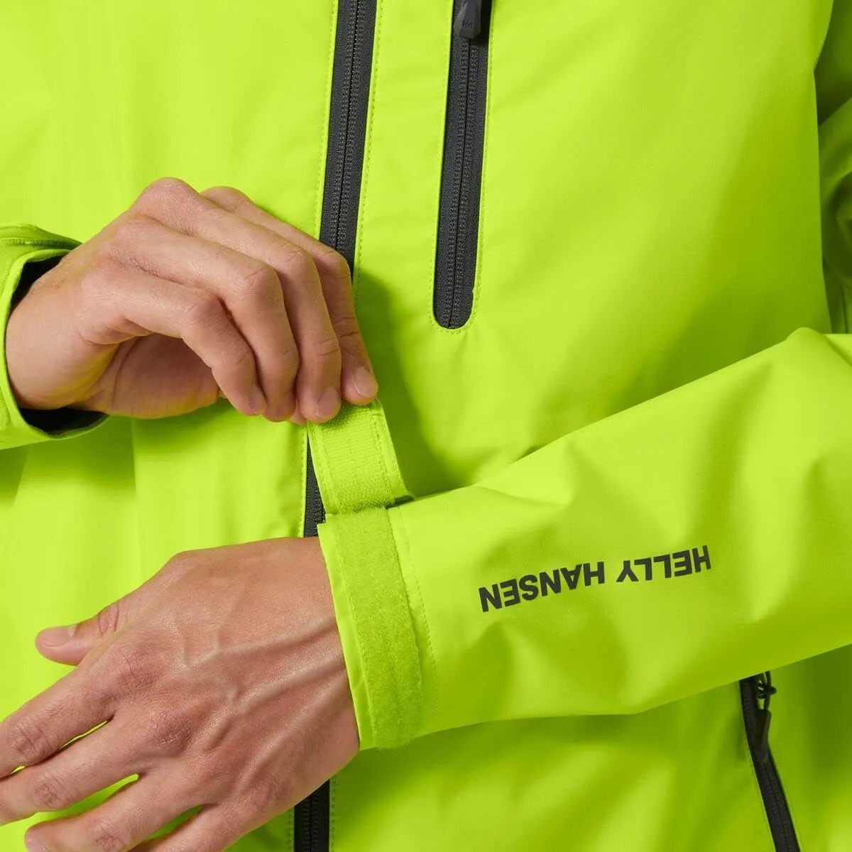 Helly Hansen Men's Crew Waterproof Windproof Breathable Rain Coat Jacket