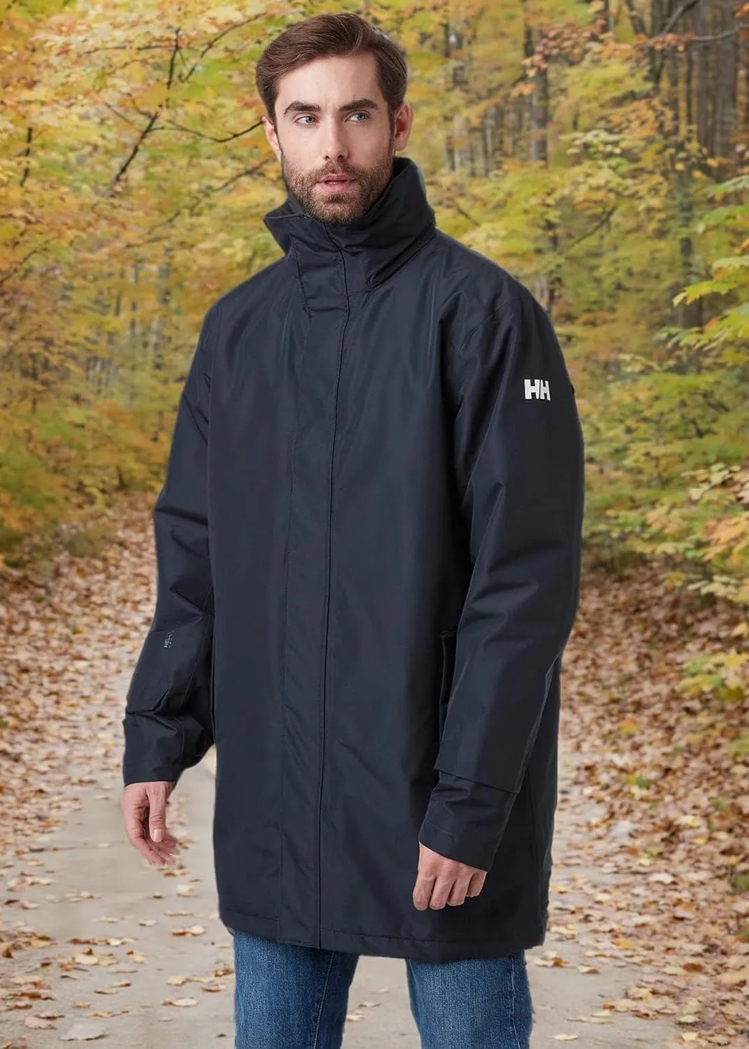 Helly-Hansen Men's Dubliner Waterproof Breathable Insulated Long Hooded Jacket