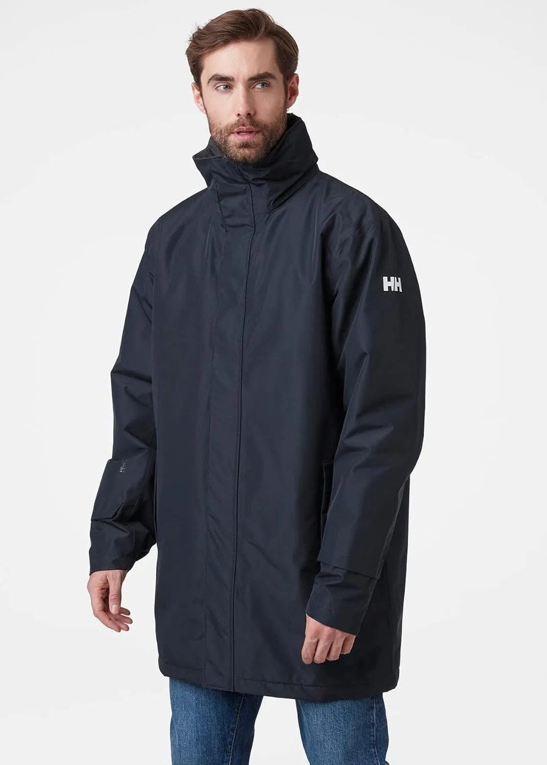 Helly-Hansen Men's Dubliner Waterproof Breathable Insulated Long Hooded Jacket