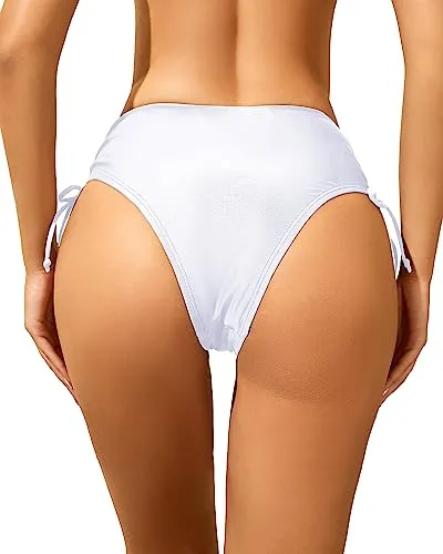 High Waisted Full Coverage Bikini Bottom