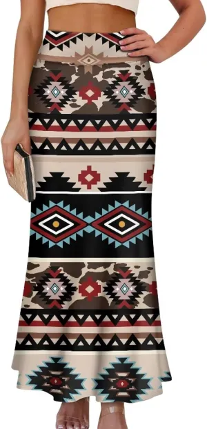 High Waisted Maxi Skirt Casual Pencil Skirt A-Line Flared Maxi Skirts Spring Summer Long Skirts for Women