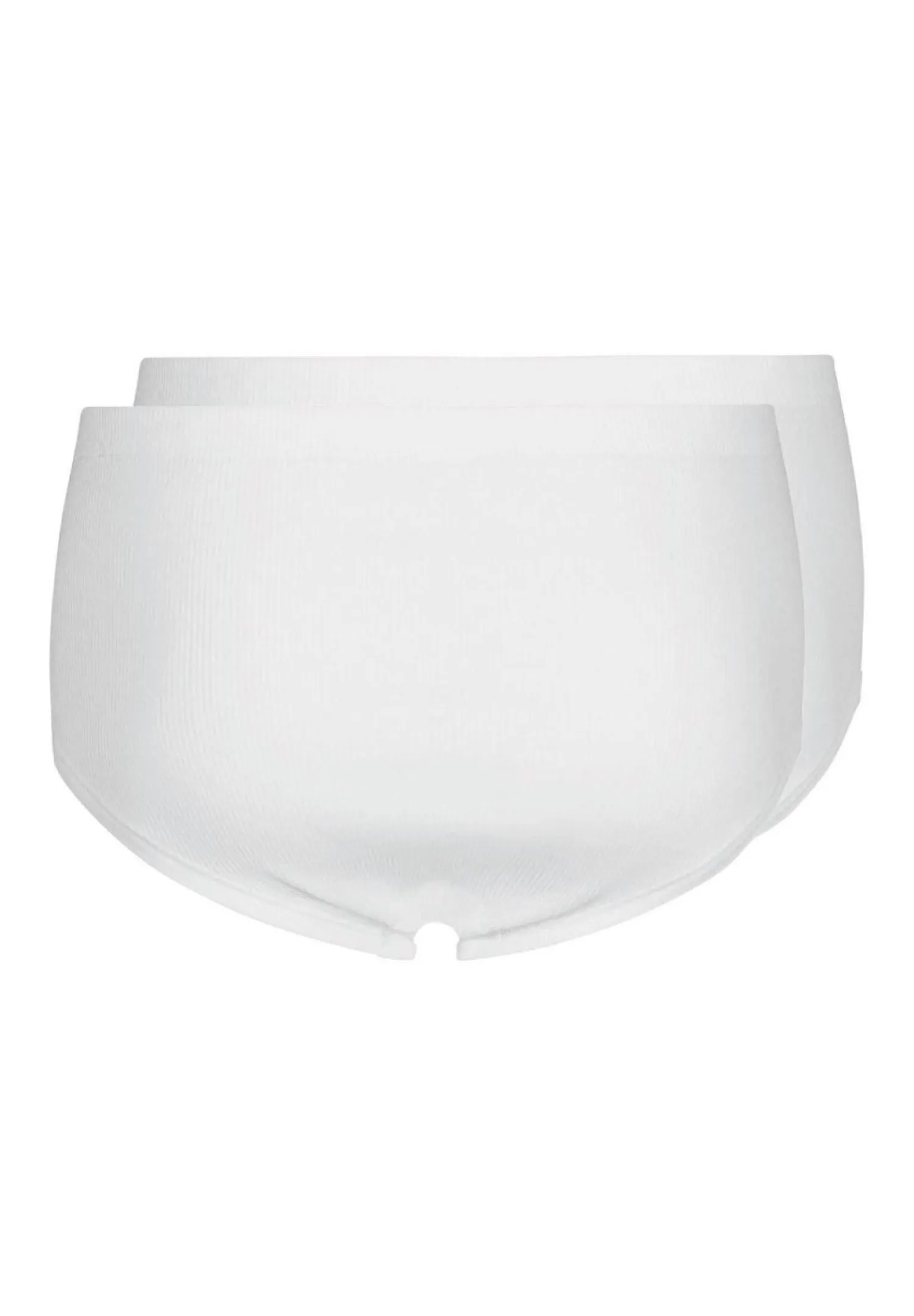 HUBER hautnah - Cotton Double Rib - Briefs With Fly 2 Pack