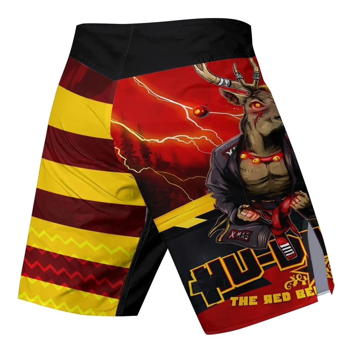 Hudolph The Red Belt Reindeer Fight Shorts