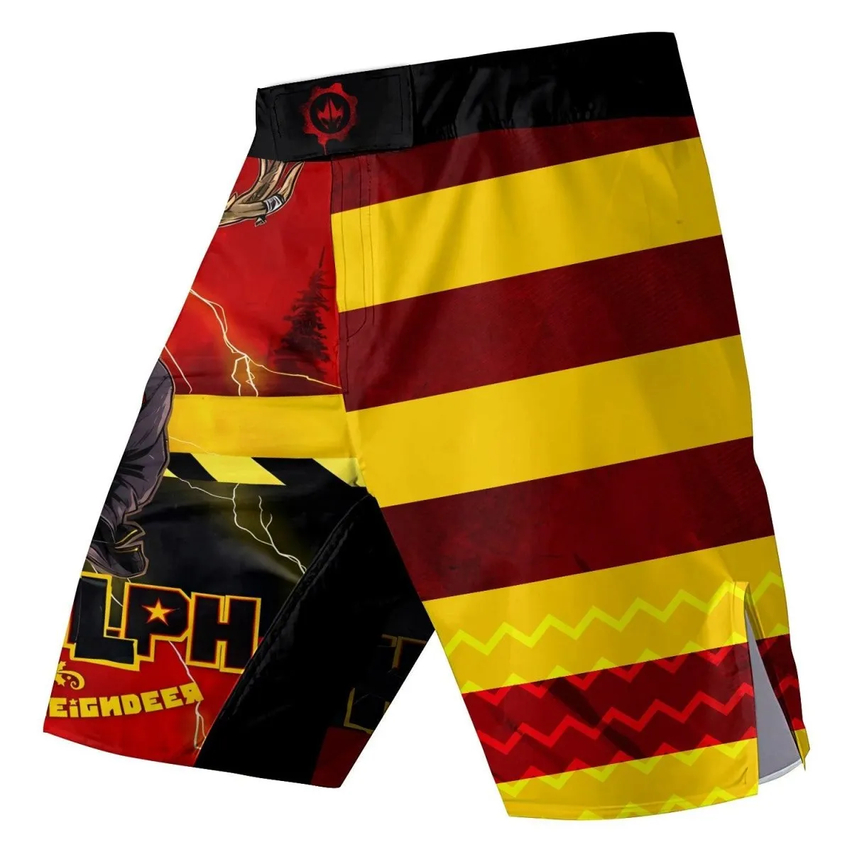 Hudolph The Red Belt Reindeer Fight Shorts