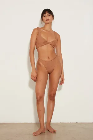 Hunza G Juno Bikini in Metallic Cocoa