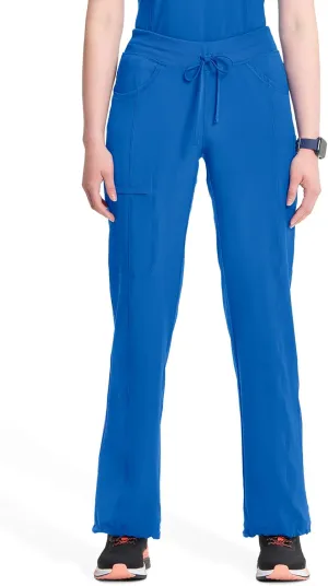 Infinity by Cherokee Straight Leg Drawstring Women Scrub Pants 360 Stretch with 4 Pockets -1123A