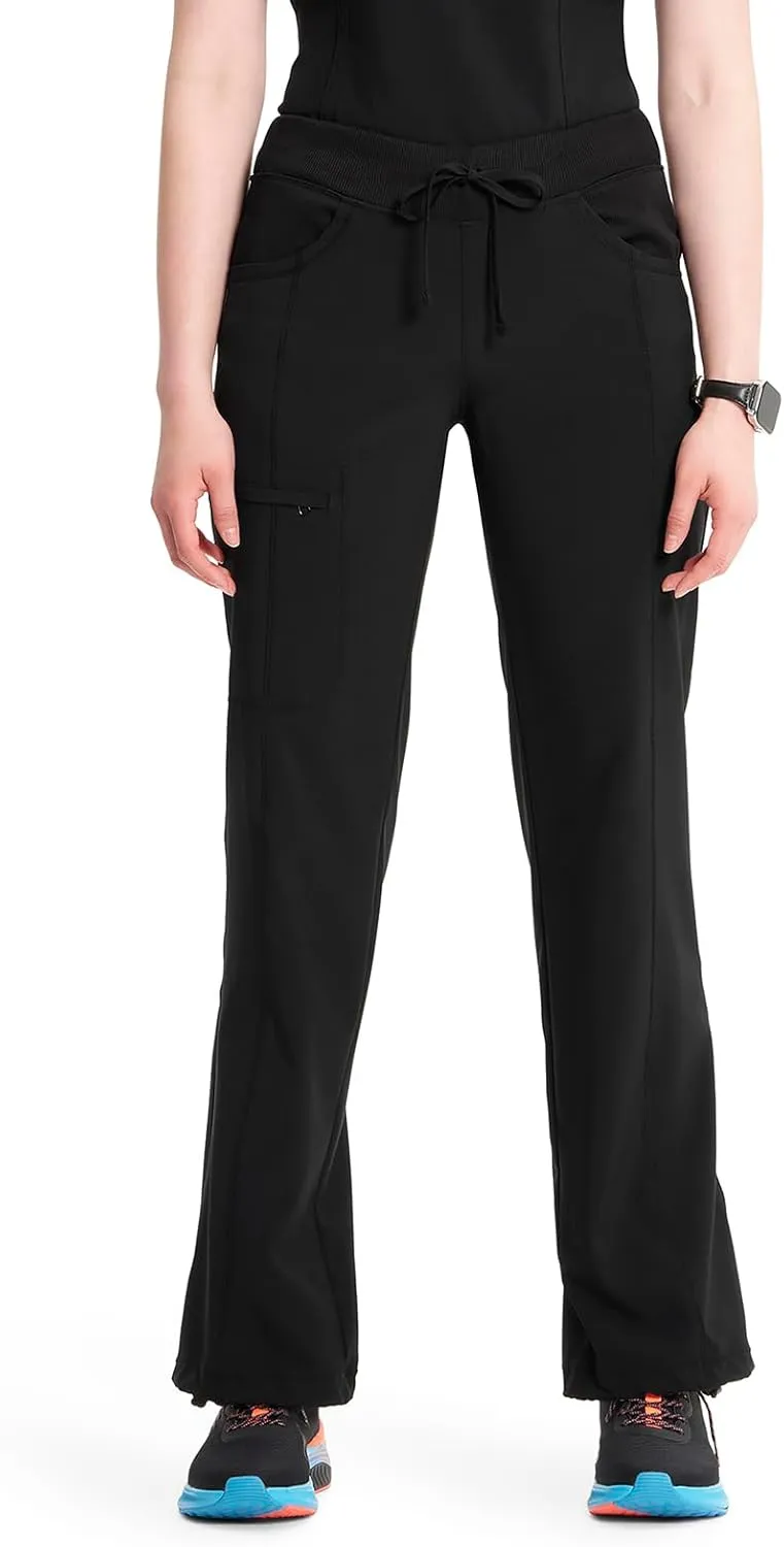Infinity by Cherokee Straight Leg Drawstring Women Scrub Pants 360 Stretch with 4 Pockets -1123A