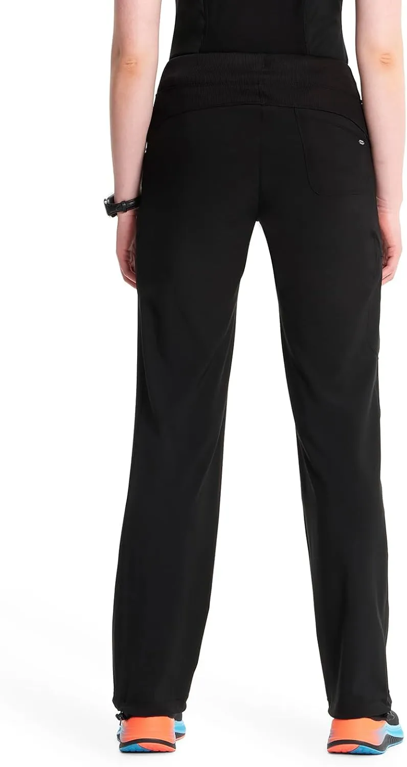 Infinity by Cherokee Straight Leg Drawstring Women Scrub Pants 360 Stretch with 4 Pockets -1123A