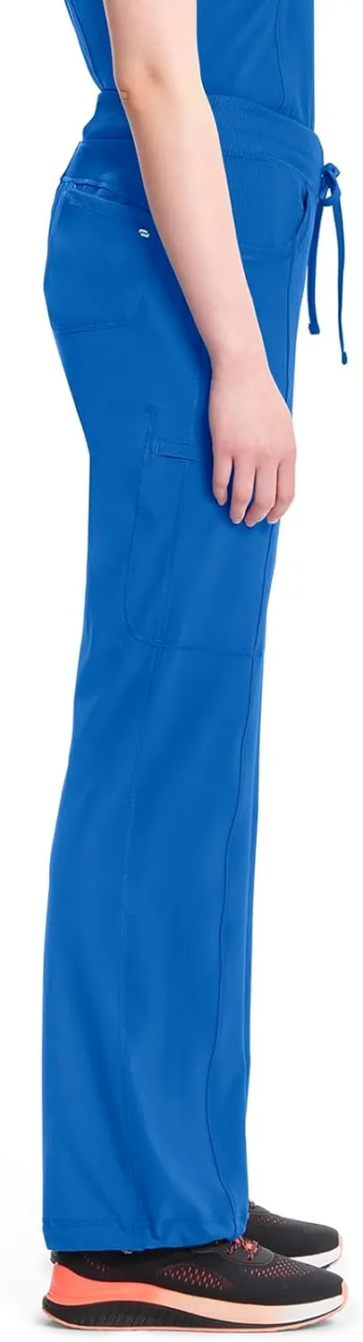 Infinity by Cherokee Straight Leg Drawstring Women Scrub Pants 360 Stretch with 4 Pockets -1123A