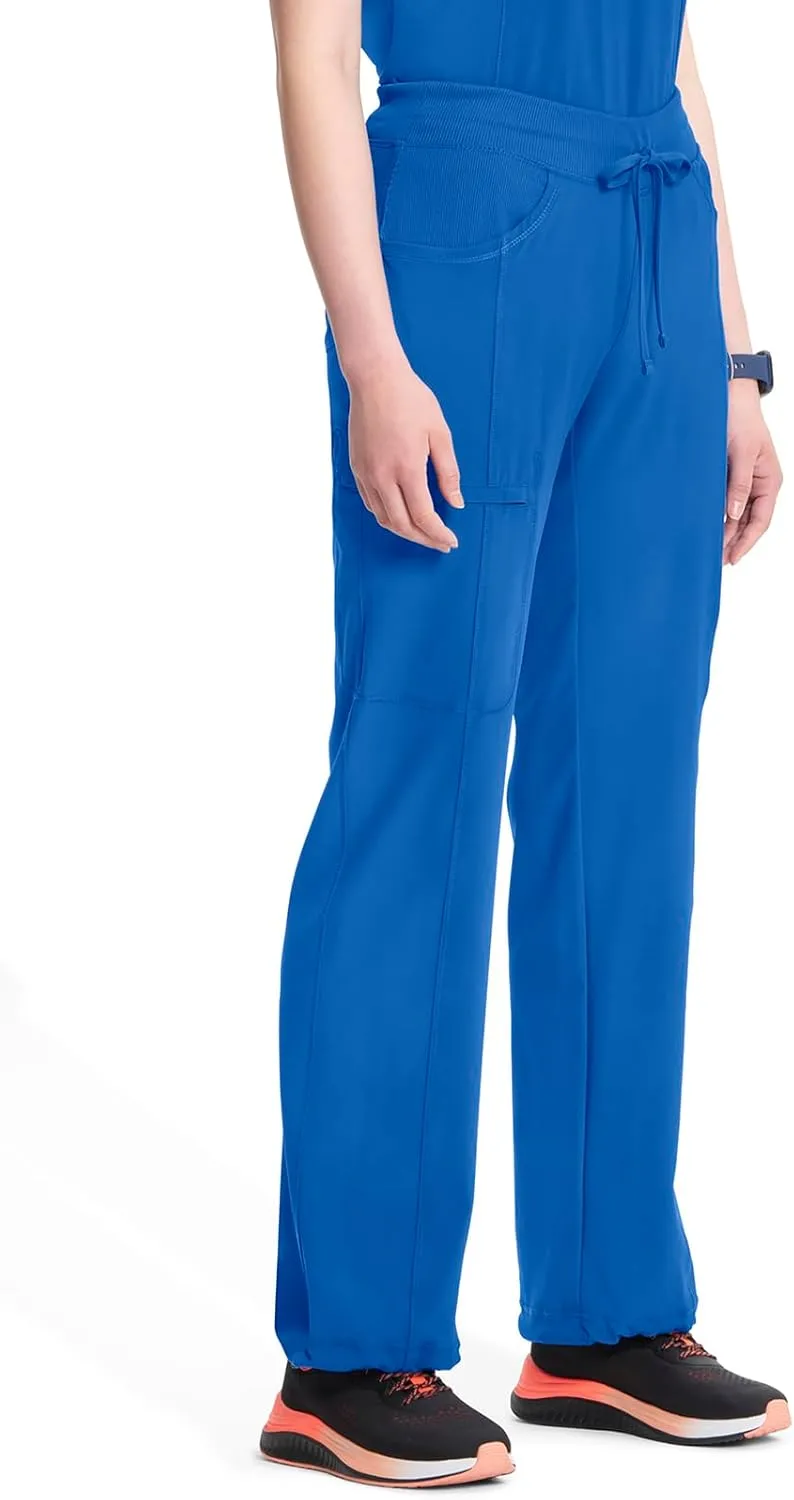 Infinity by Cherokee Straight Leg Drawstring Women Scrub Pants 360 Stretch with 4 Pockets -1123A