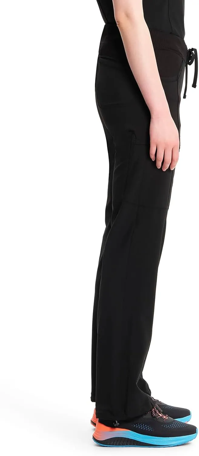 Infinity by Cherokee Straight Leg Drawstring Women Scrub Pants 360 Stretch with 4 Pockets -1123A