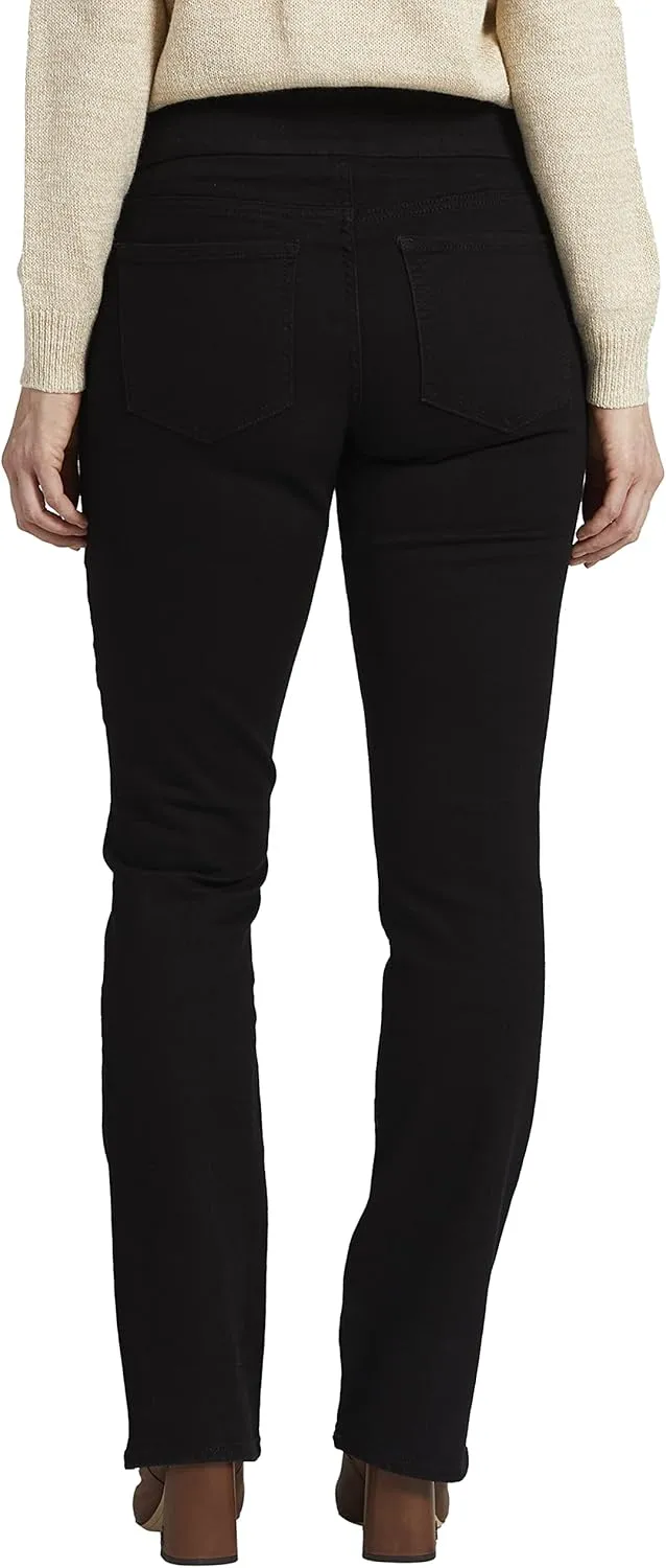 JAG Women's Paley Mid Rise Bootcut Pull-on Jeans