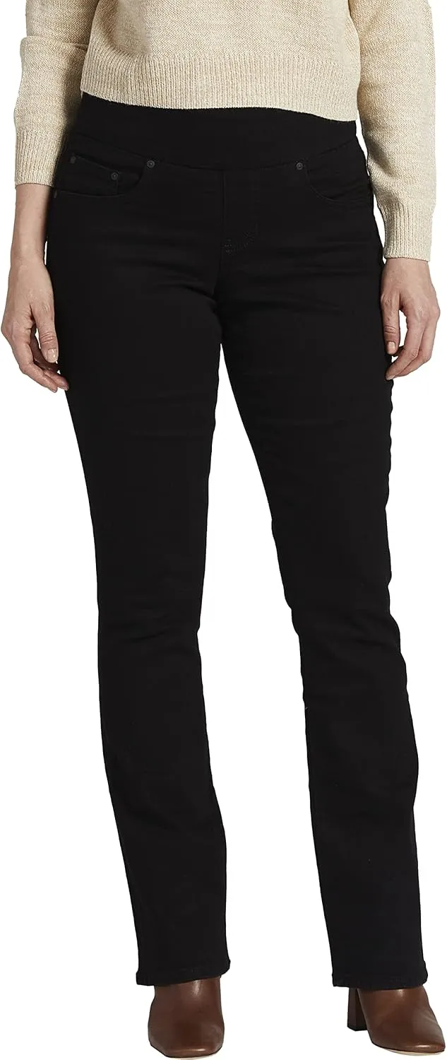 JAG Women's Paley Mid Rise Bootcut Pull-on Jeans
