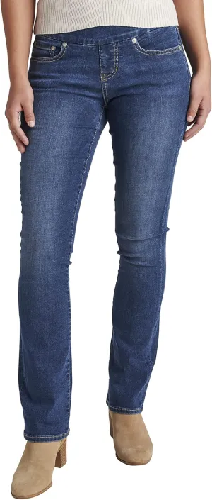 JAG Women's Paley Mid Rise Bootcut Pull-on Jeans