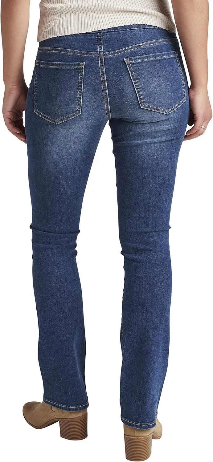 JAG Women's Paley Mid Rise Bootcut Pull-on Jeans