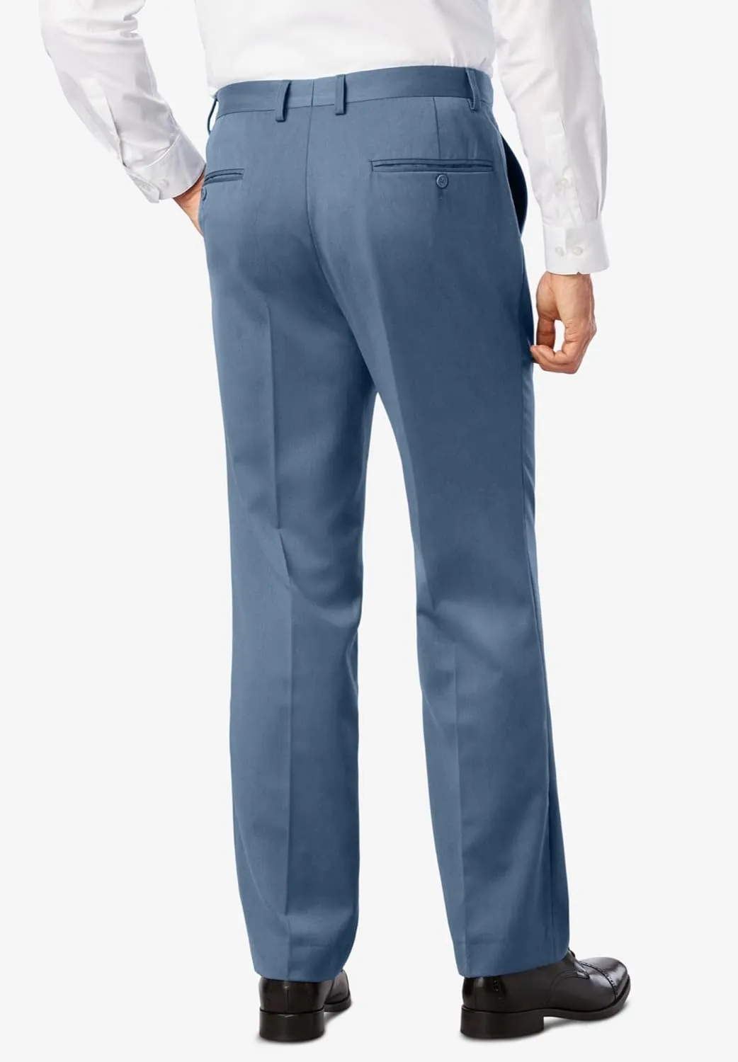 KingSize Men's Big & Tall Easy Movement Plain-Front Expandable Dress Pants