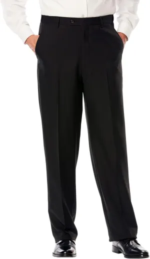 KingSize Men's Big & Tall Easy Movement Plain-Front Expandable Dress Pants