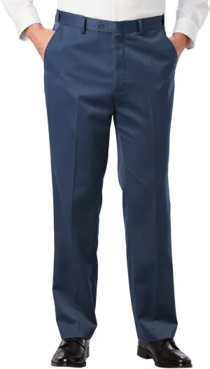 KingSize Men's Big & Tall Easy Movement Plain-Front Expandable Dress Pants