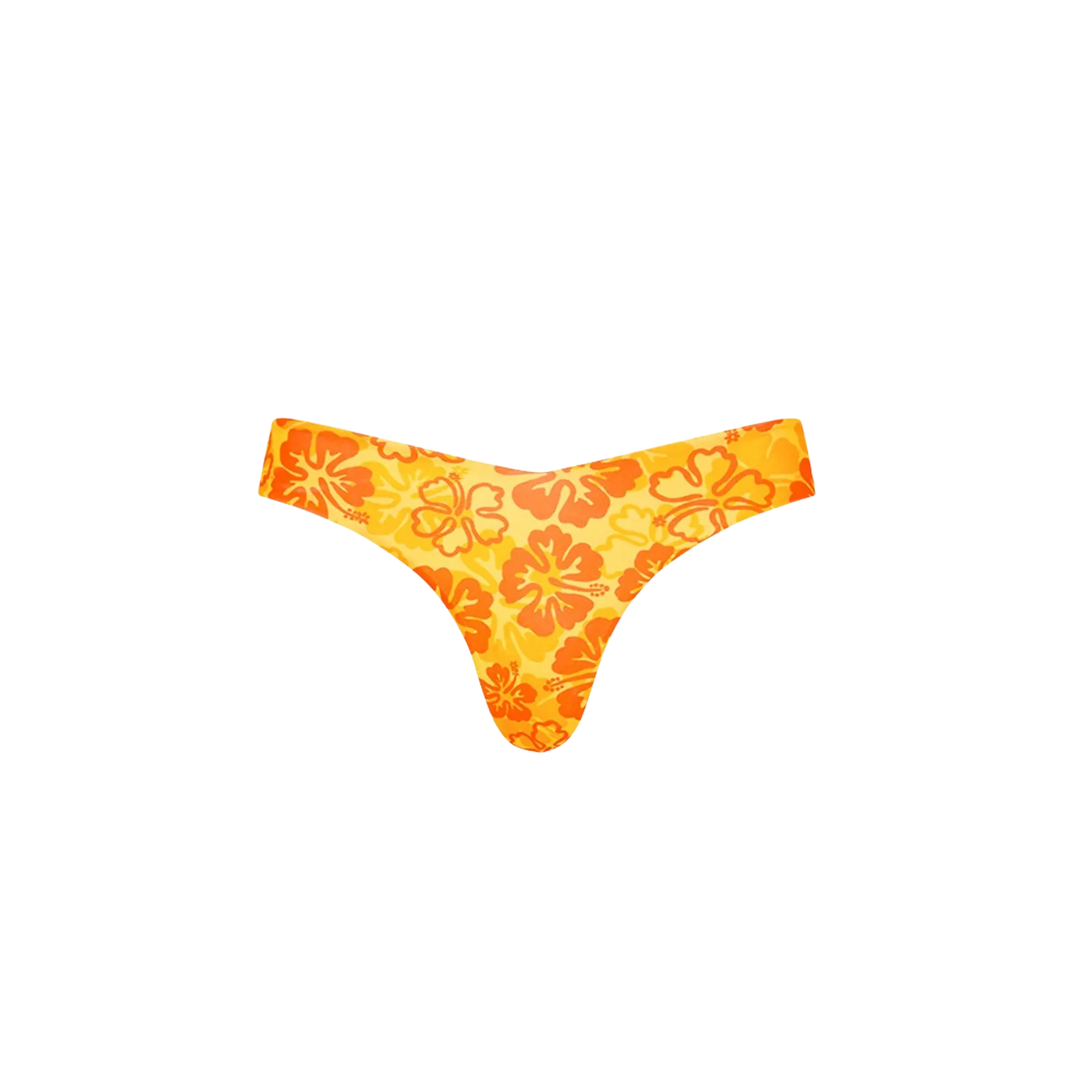 Kulani Kinis Cheeky V Bikini Bottom - Tangerine Dreams - FINAL SALE