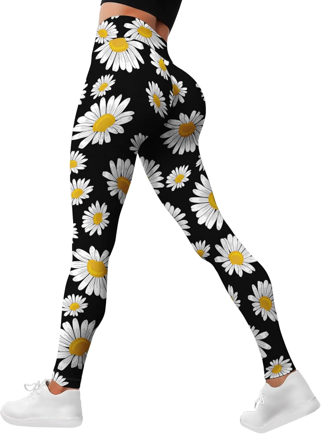 Leggings for Women Funny Printed Gym Womens Yoga Pants Floral Legging Athletic Print Pant