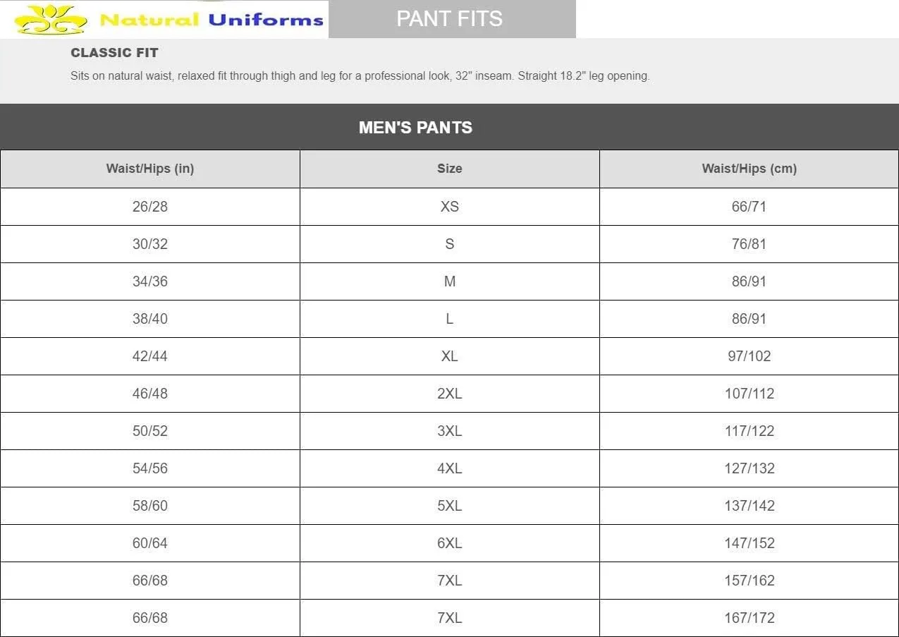M&M SCRUBS Unisex Classic Chef Pants