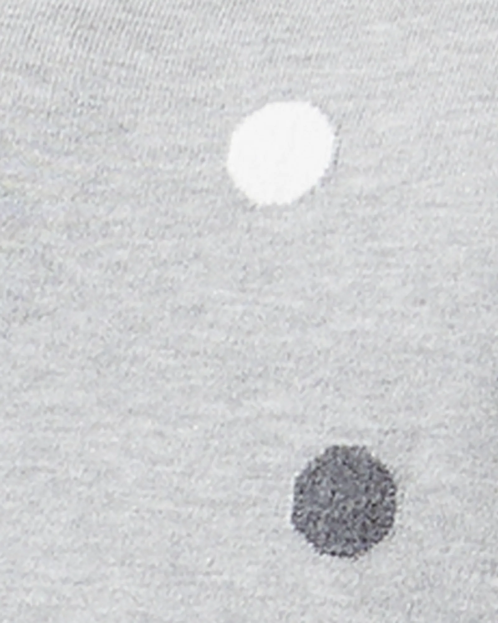 Margo Polka Dot Sweater | Light Grey / White